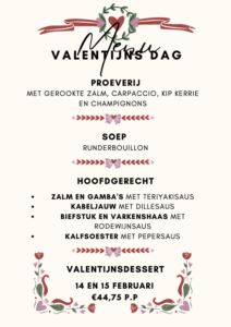 Valentijnsmenu