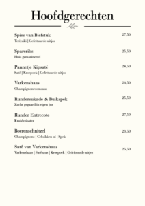 Hoofdgerechten